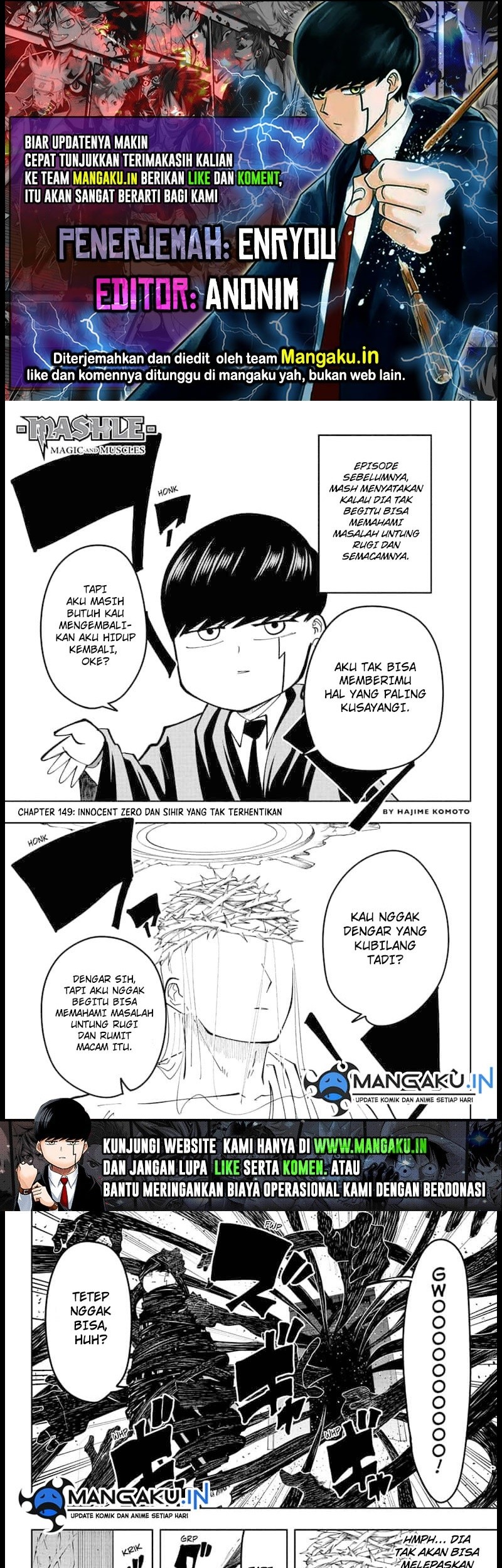 Mashle: Magic and Muscles - Chapter 149 - Page 1