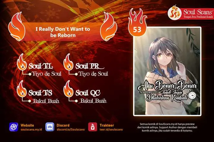 Baca Komik I Really Don’t Want to Be Reborn Chapter 53 Gambar 1