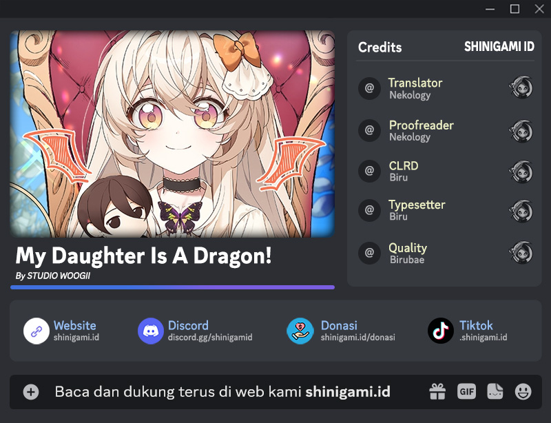 Baca Komik My Daughter Is a Dragon! Chapter 54 Gambar 1