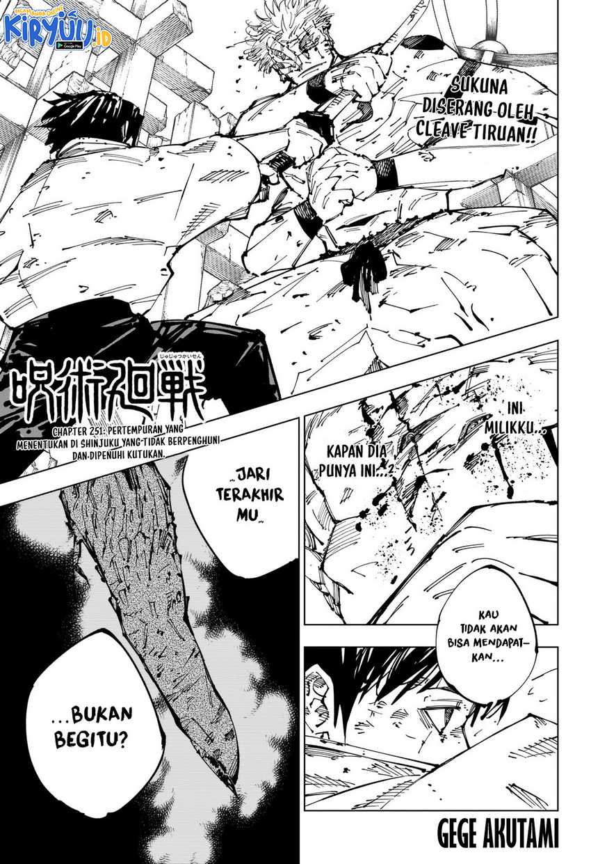 Baca Manga Jujutsu Kaisen Chapter 251 Gambar 2