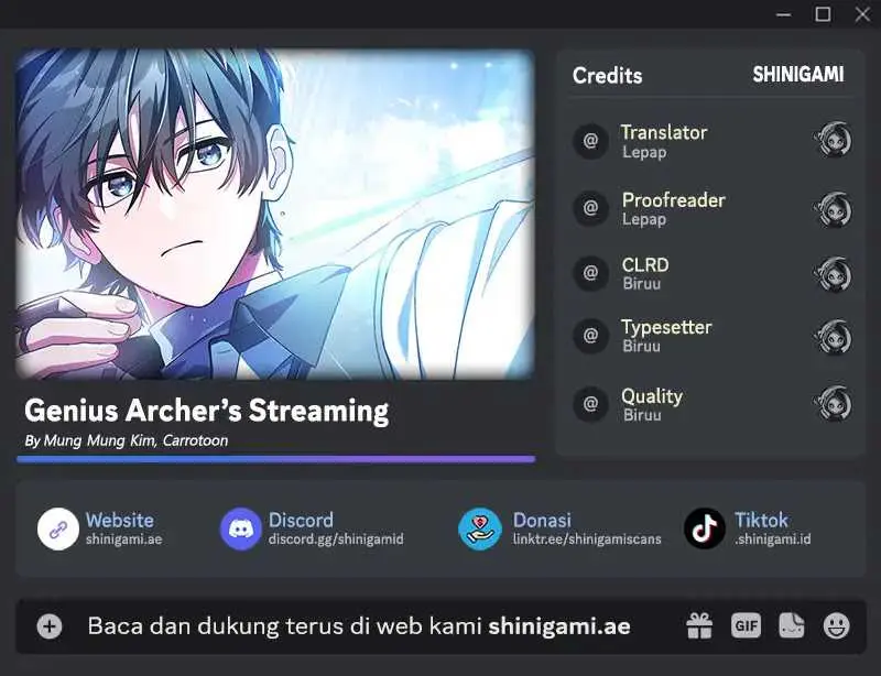 Baca Komik Genius Archer’s Streaming Chapter 31 Gambar 1