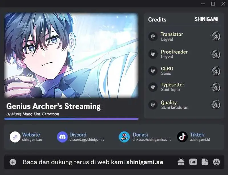 Baca Komik Genius Archer’s Streaming Chapter 35 Gambar 1