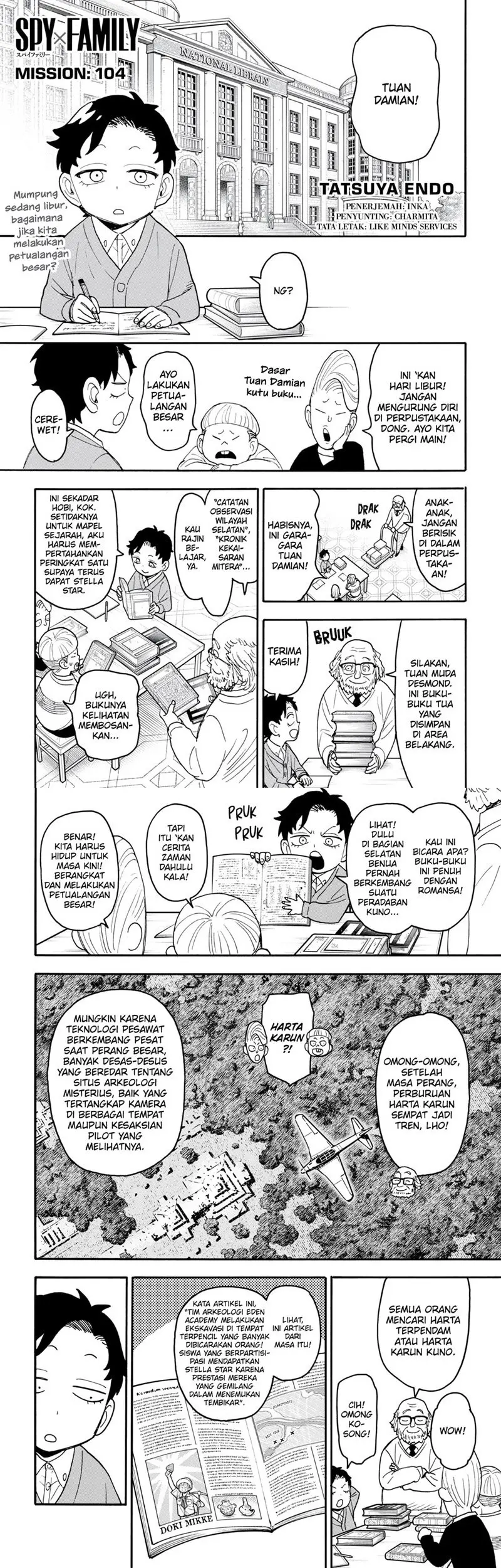 Baca Komik Spy X Family Chapter 104 Gambar 1