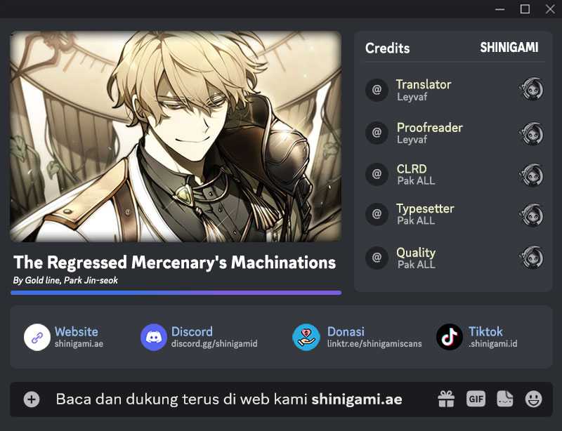 Baca Komik The Regressed Mercenary’s Machinations Chapter 19 Gambar 1