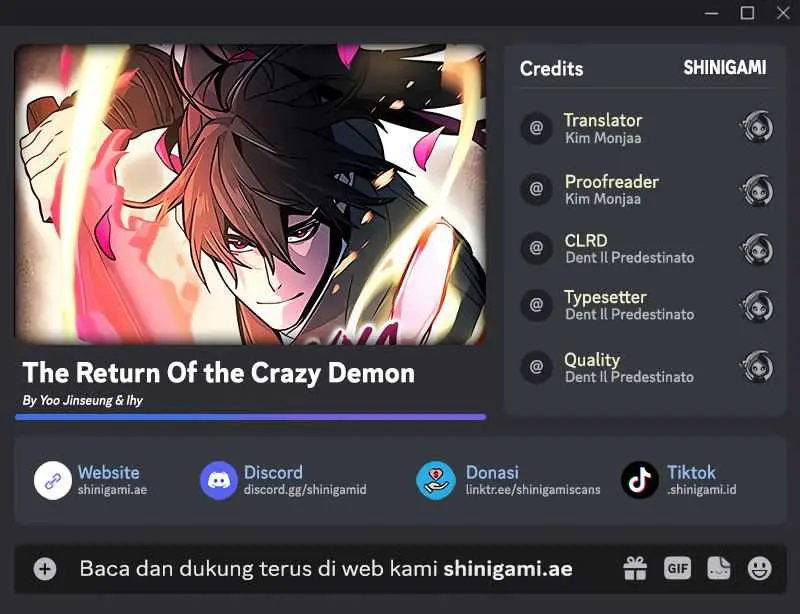 Baca Komik Return of the Mad Demon Chapter 142 Gambar 1