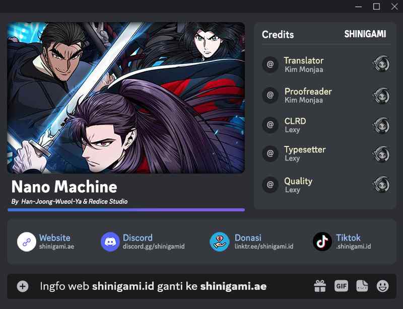 Nano Machine - Chapter 231 - Page 1