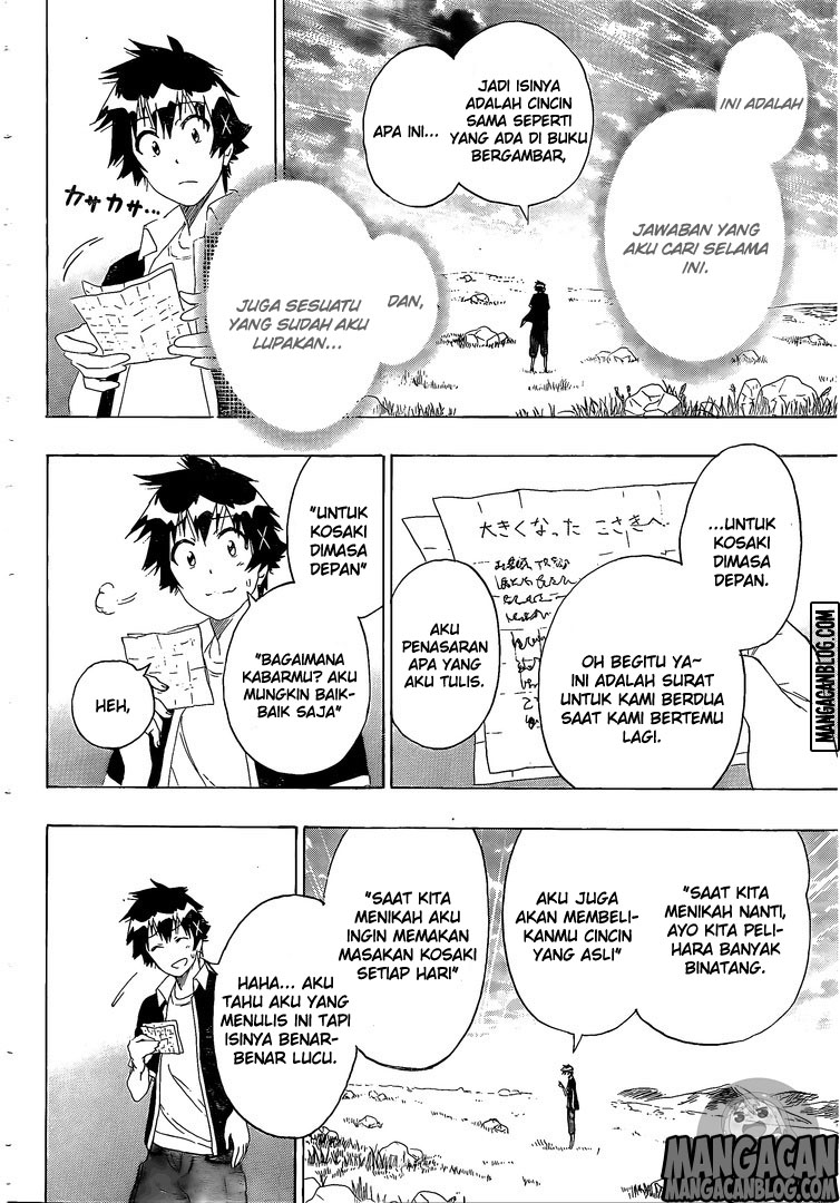 Nisekoi Chapter 226 Gambar 14