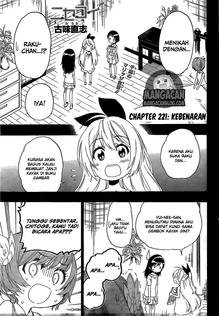 Baca Komik Nisekoi Chapter 221 Gambar 1