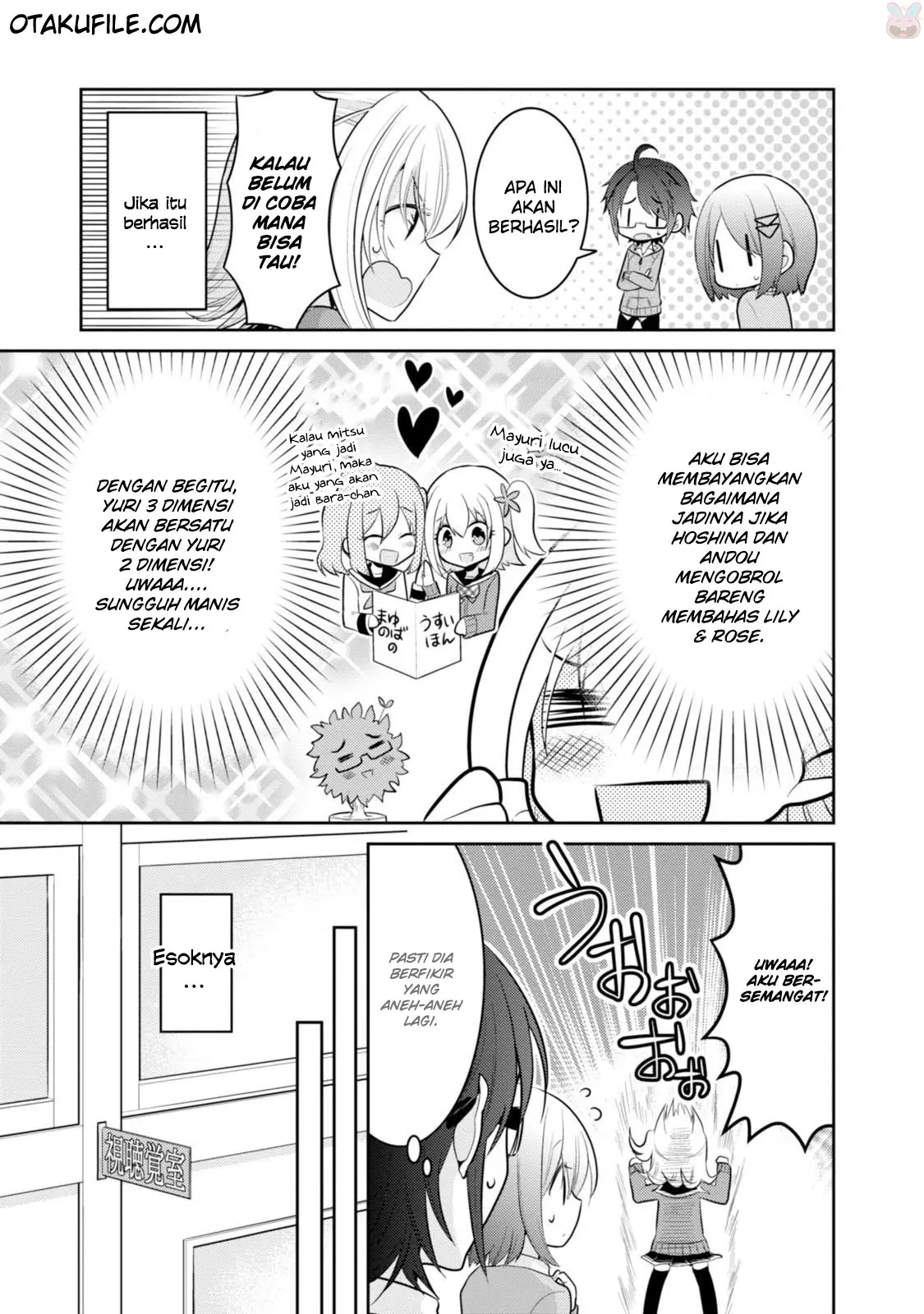 Ore ga Fujoshi de Aitsu ga Yuri-ota de Chapter 14 Gambar 12