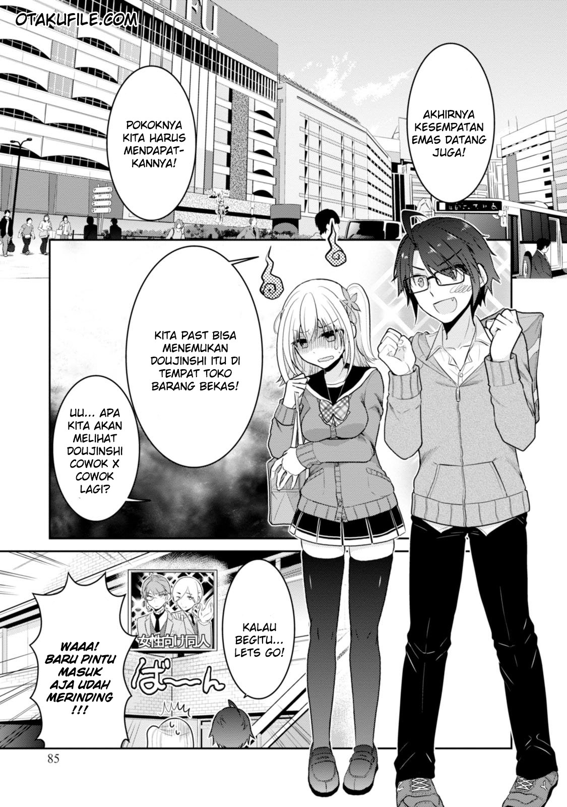 Ore ga Fujoshi de Aitsu ga Yuri-ota de Chapter 13 Gambar 19