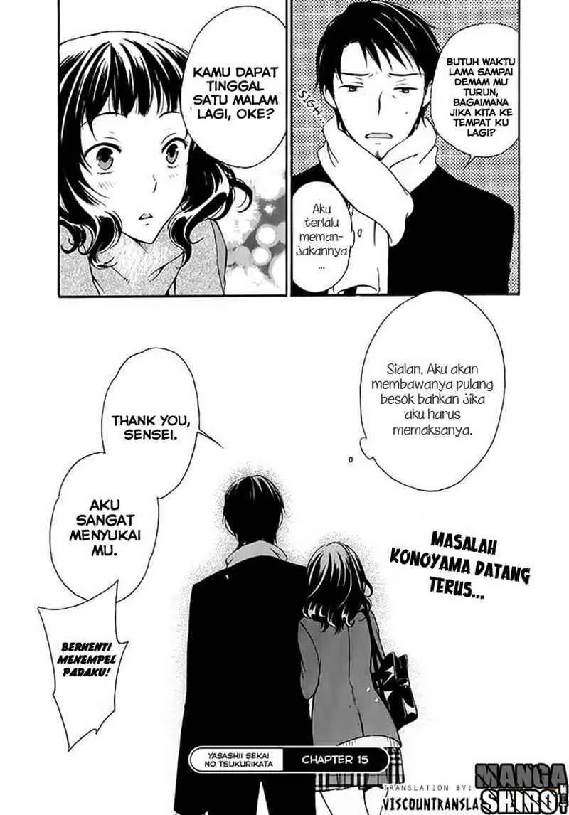Yasashii Sekai no Tsukurikata Chapter 15 Gambar 34