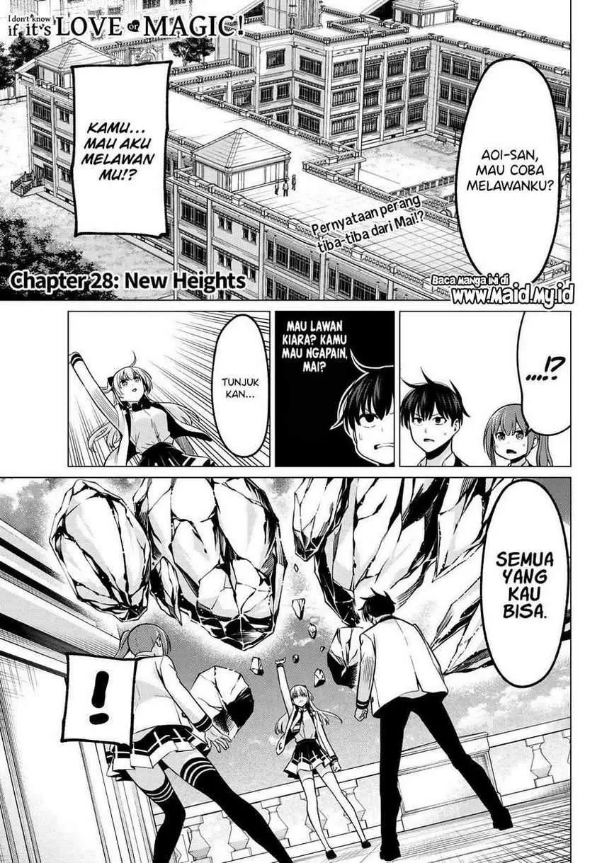 Koi ka Mahou ka Wakaranai! Chapter 28 Gambar 3