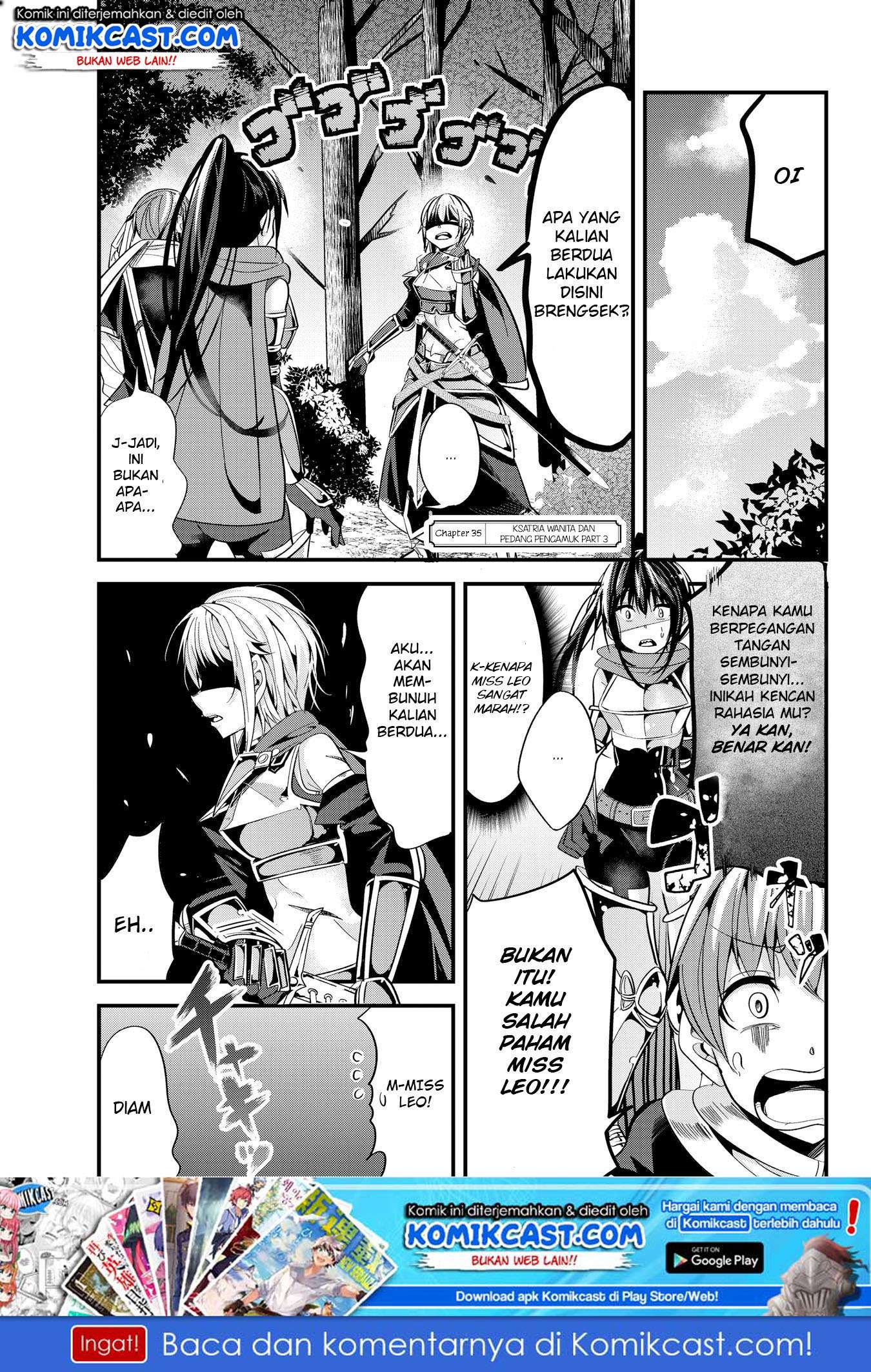 Baca Manga Ima Made Ichido mo Onna Atsukaisareta koto ga nai Onna Kishi wo Onna Atsukai suru Chapter 35 Gambar 2