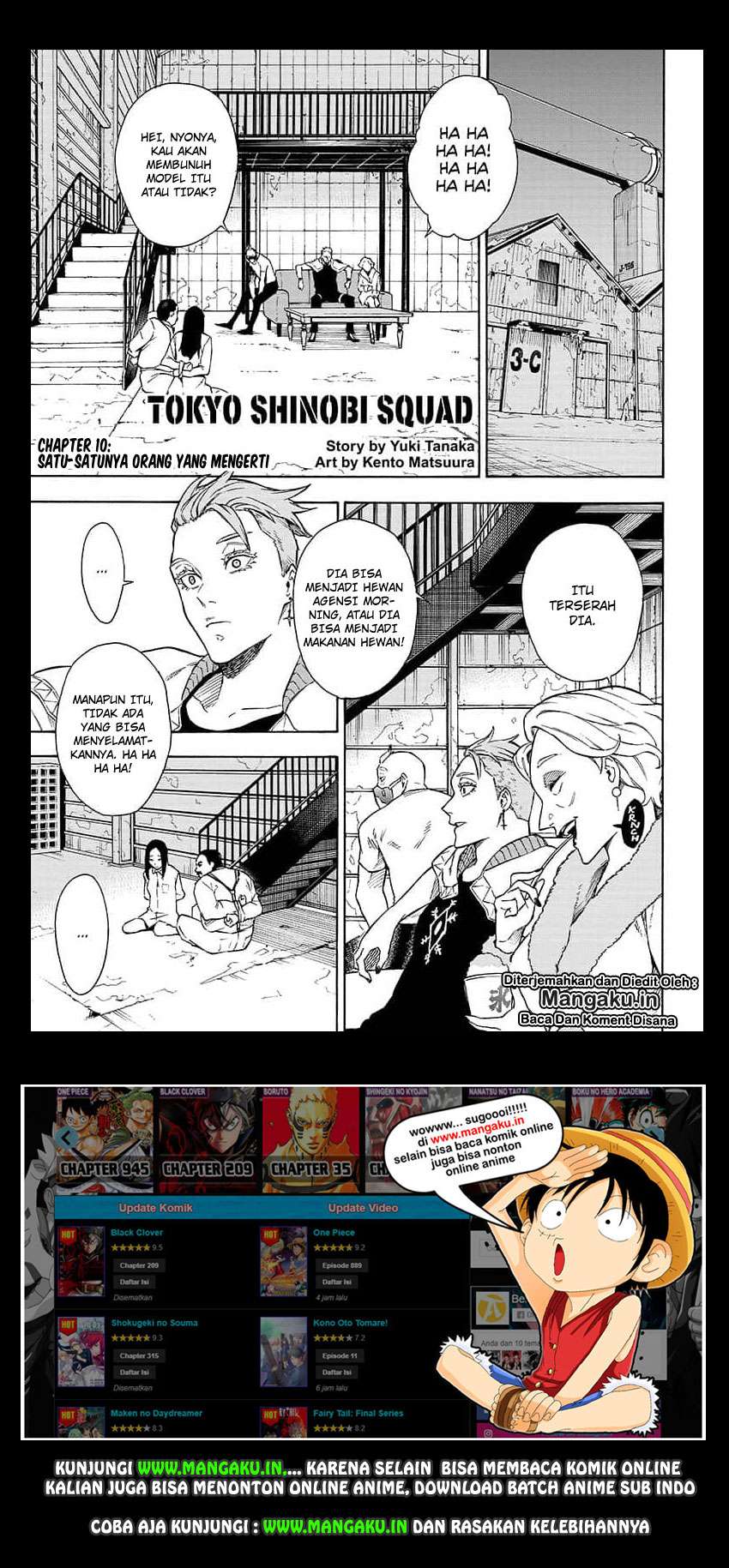 Baca Manga Tokyo Shinobi Squad Chapter 10 Gambar 2