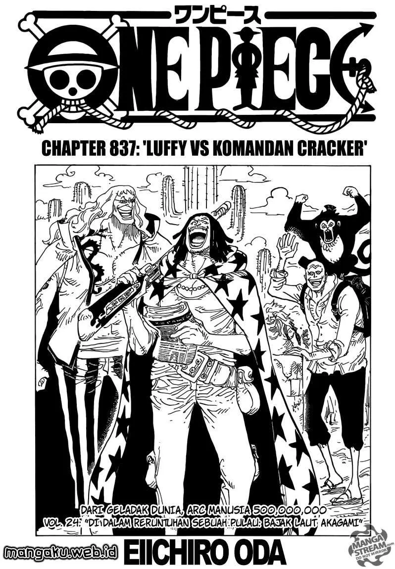 Baca Manga One Piece Chapter 837 Gambar 2