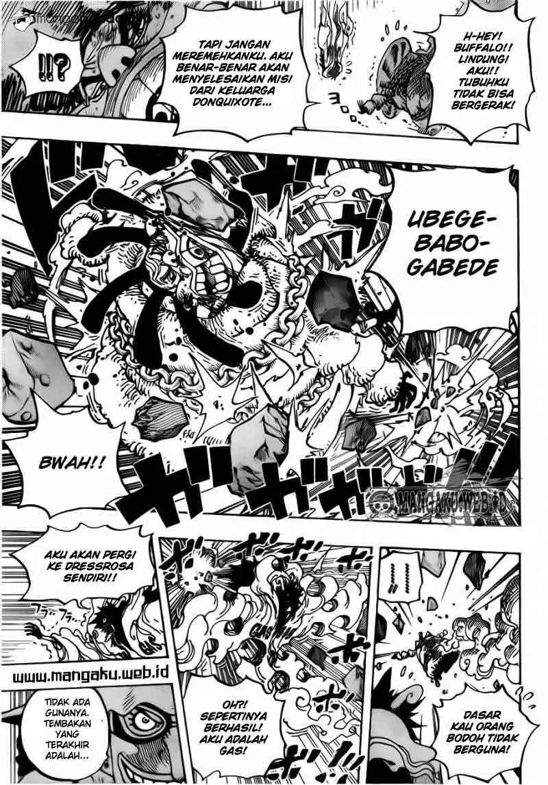 One Piece Chapter 695 Gambar 16